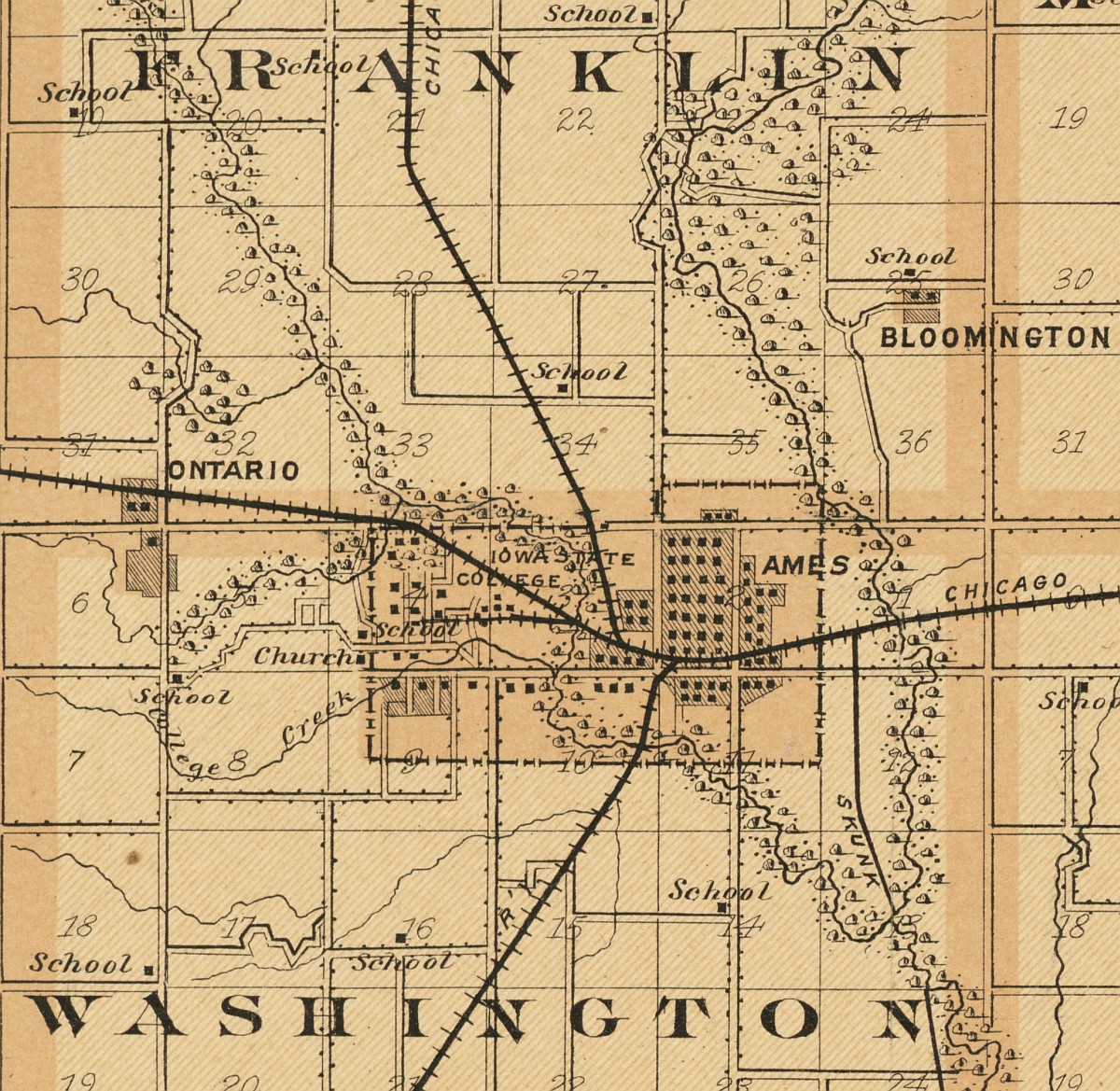 1902 Atlas Of Story County Ames History Museum 5544