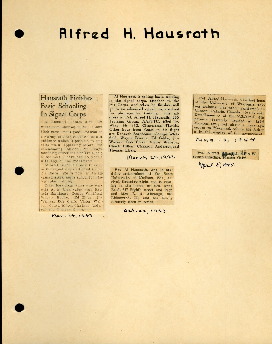 Alfred H. Hausrath Ames History Museum